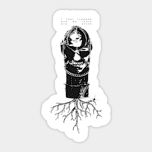 I feel trapped and my roots are stuck (exclusive) Sticker